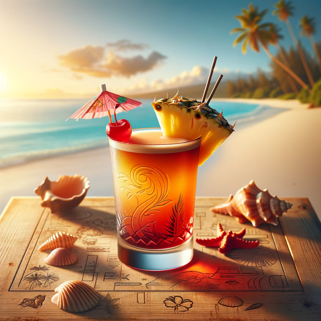 Mai Tai nsb beach drinks