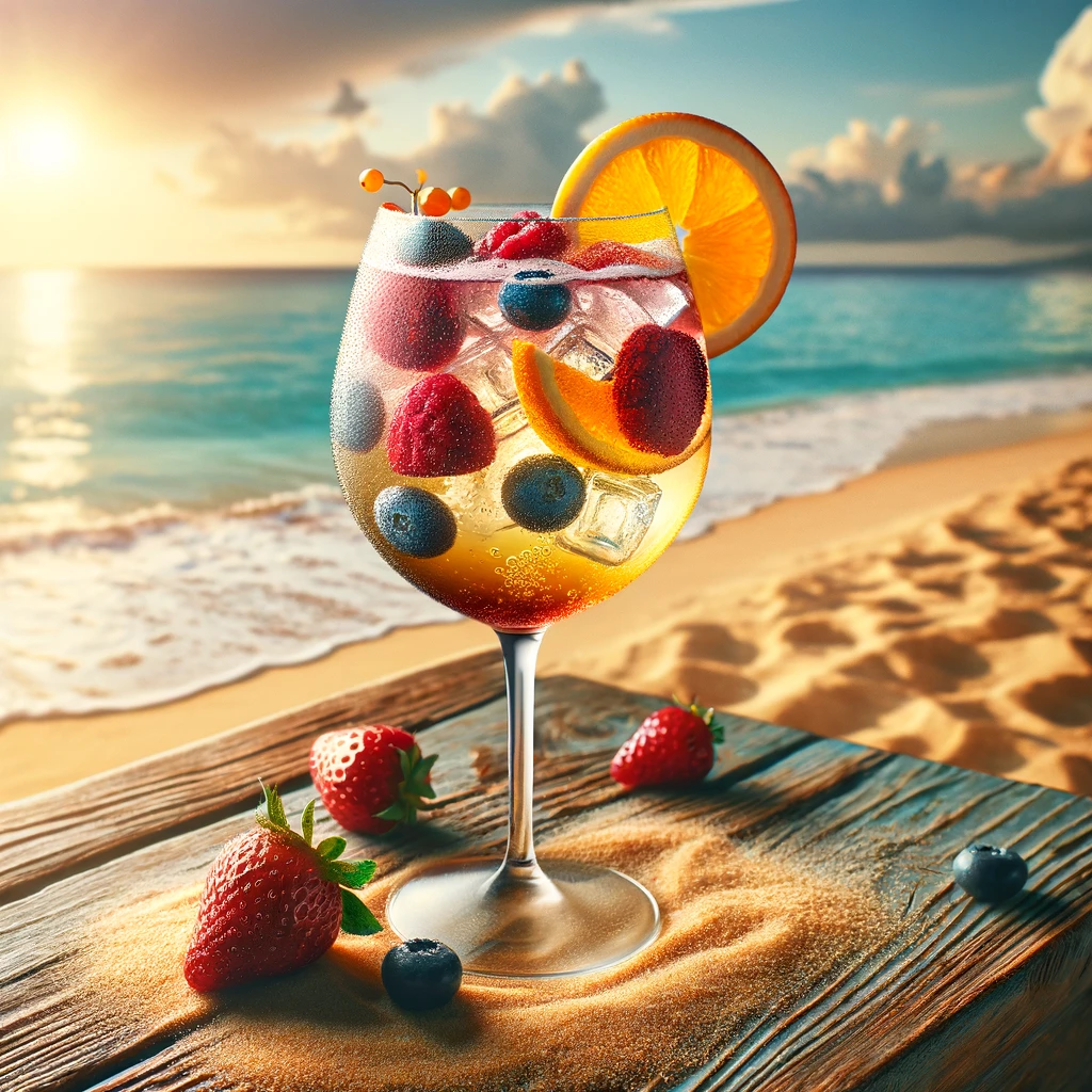 sunkissed sangria nsb beach drinks
