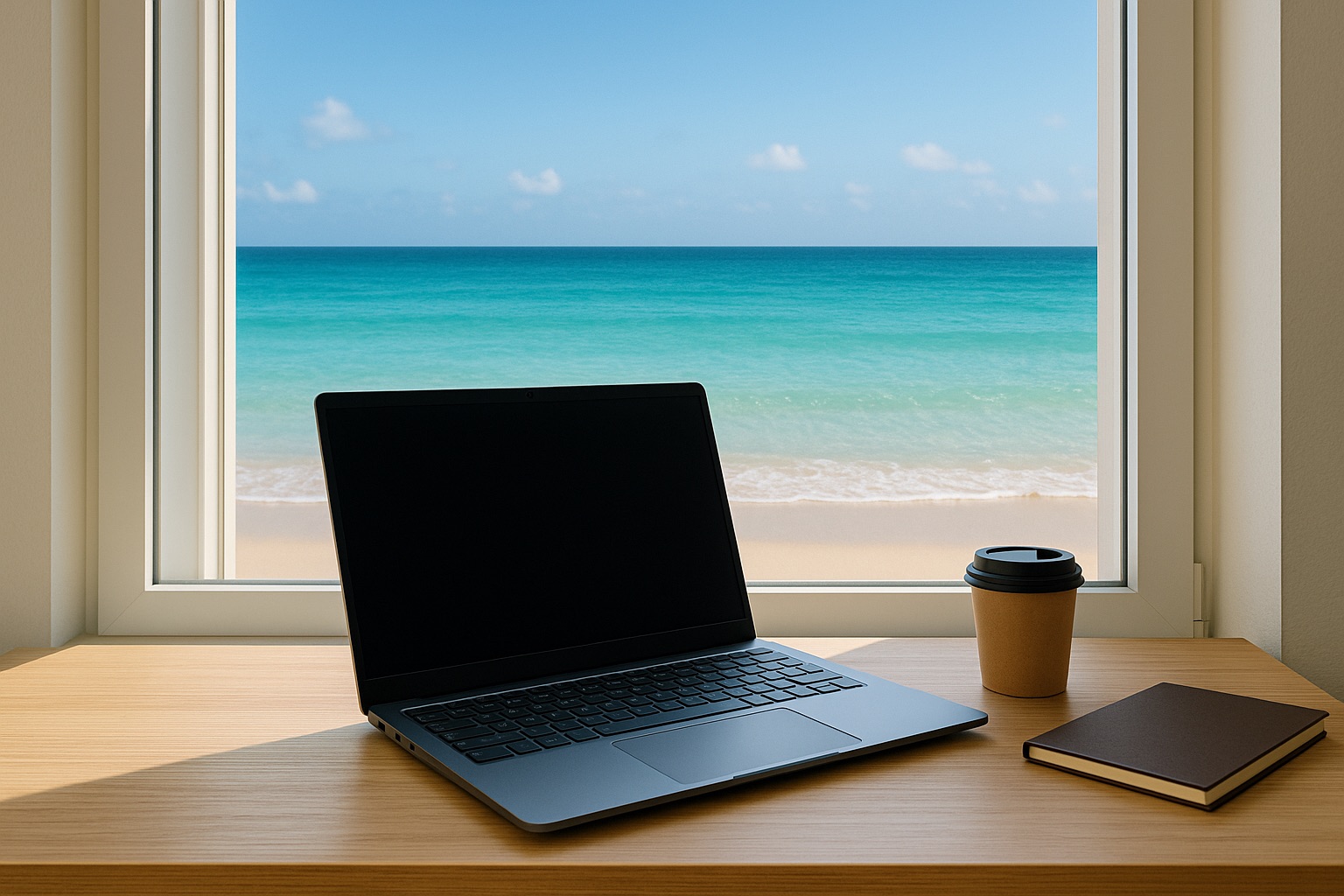 remote work in beach condos