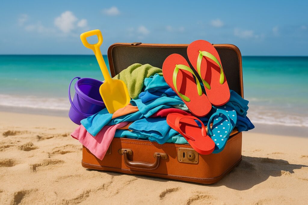 Packing for a beach vacation